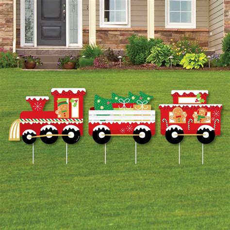 Christmas Yard Decoration Train