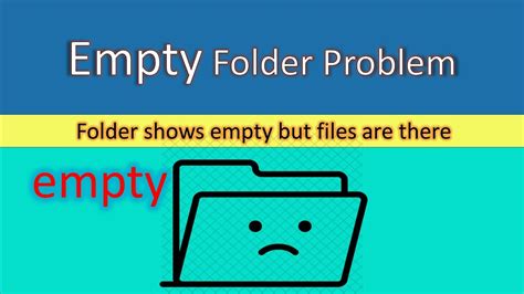 How To Fix Folder Shows Empty But Files Are There In Windows 10 Youtube