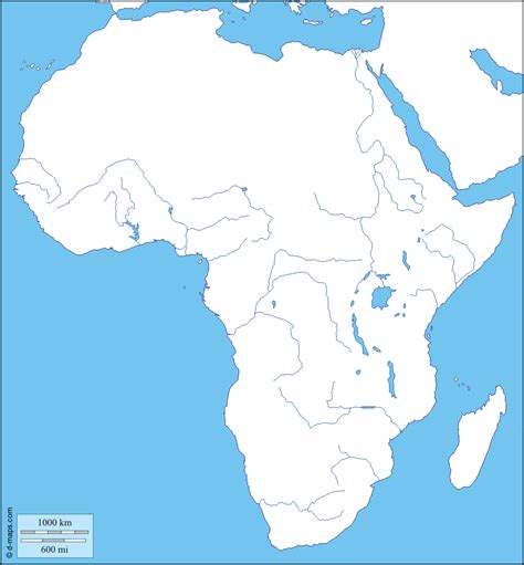 Africa Free Map Free Blank Map Free Outline Map Free Base Map