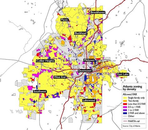 City Of Atlanta Zoning Map Map Of Staten