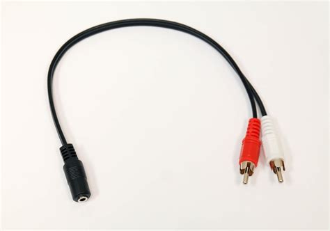 Mm Female Jack To RCA Male Plug Audio Y Splitter Cable By Mars Devices Walmart Canada