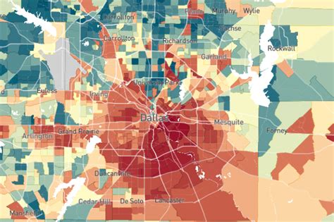 This Map Shows Dallas Cycle Of Poverty At Work D Magazine