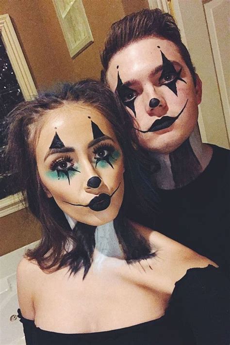 47 Of The Best Couples Halloween Costumes For 2021 Halloween Makeup Clown Halloween Makeup