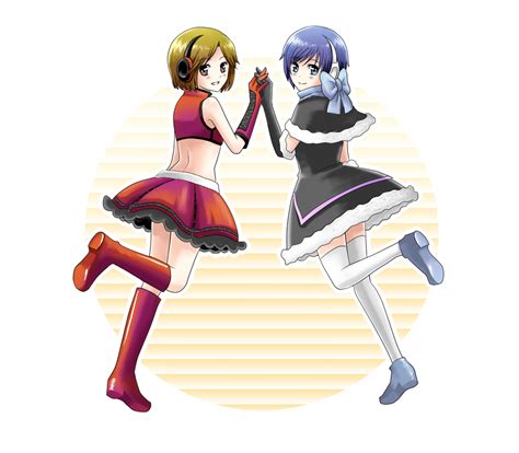 Sakine Meiko And Shion Kaiko Kaitos Genderbend Vocaloid Kaito