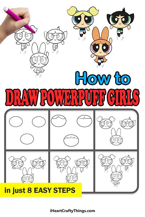 How To Draw The Powerpuff Girls A Step By Step Guide In 2021 Powerpuff Girls Powerpuff