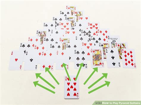Cards can overlap as long as you can see what cards are underneath the top cards, this is a major difference between freecell solitaire and klondike solitaire. 3 Ways to Play Pyramid Solitaire - wikiHow
