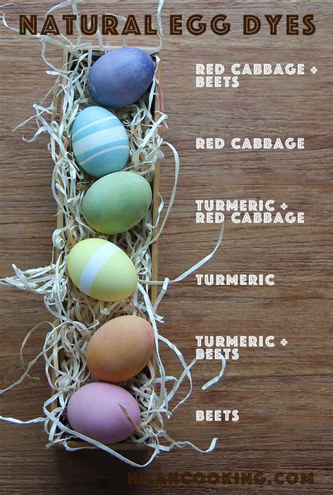 Natural Easter Egg Dyes Hilah Cooking