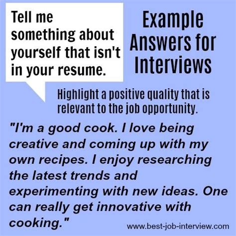 Get Job Interview Tell Me About Yourself No Experience Examples Images