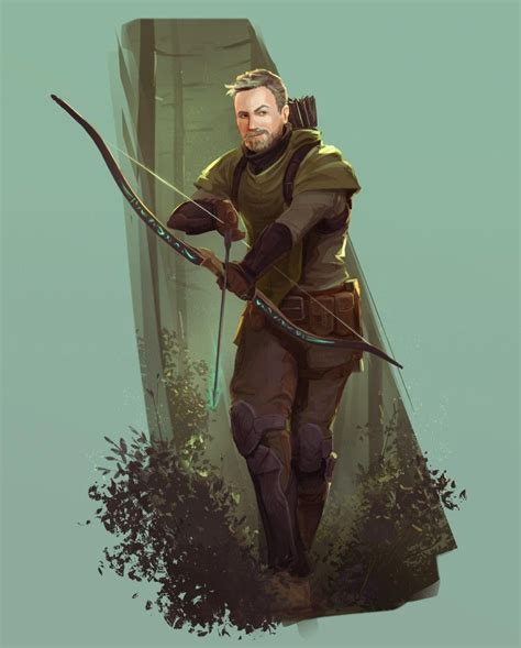 Human Male Ranger Fantasy Character Design Ranger Dnd Dungeons And