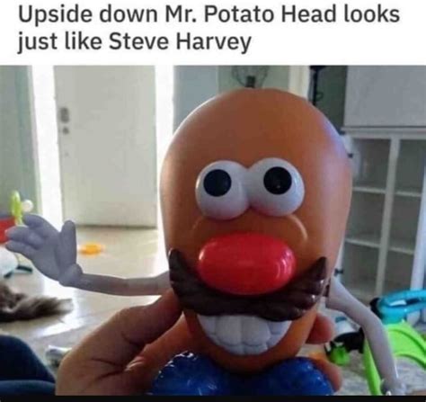 Upside Down Mr Potato Head Looks Just Like Steve Harvey