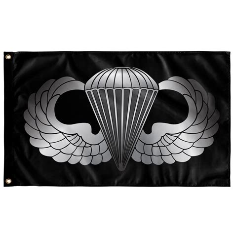 Airborne Wings Basic Flag