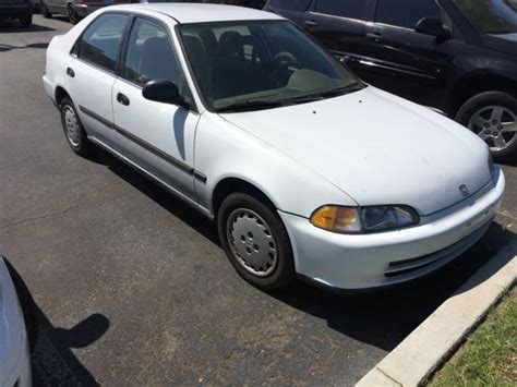 1994 And 1995 Honda Civic Lx 4 Door Sedans Two For The Price Of One