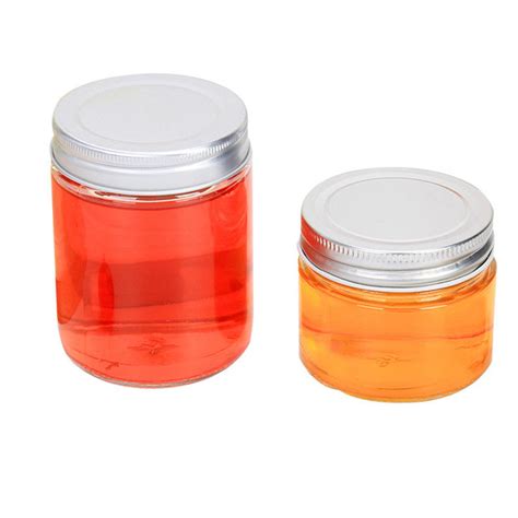 High Durability 300ml Food Storage Jars Screw Lid Wide Mouth Glass Jars