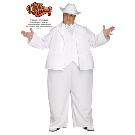 Boss Hogg White Suit The Dukes Of Hazzard Adult Mens Halloween Costume