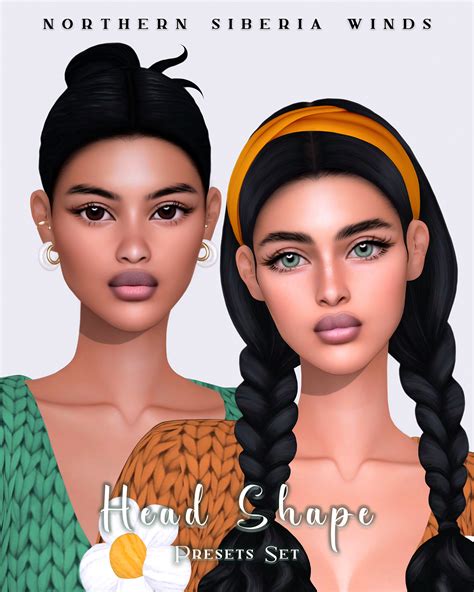 Head Shape Presets The Sims 4 Create A Sim Curseforge