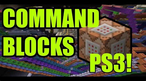 Type whatever command you want it to perform here. Minecraft PS3: Command Blocks! Possible New Feature ...