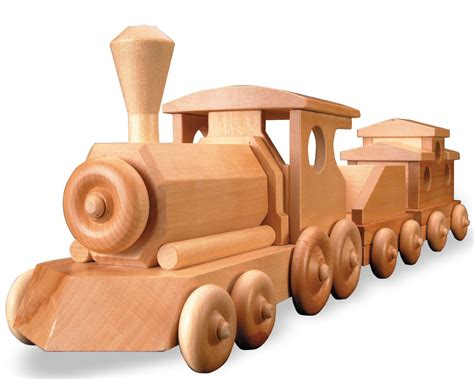 Patterns And Kits Trains 7 Engine 7 And Caboose Wooden Toy Train