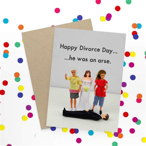 Congratulations Divorce Greeting Card Etsy