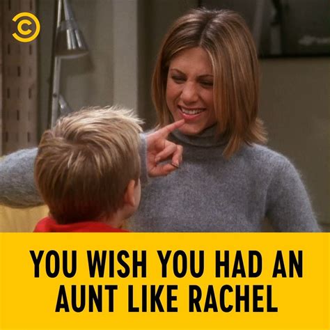 Comedy Central Uk You Wish You Had An Aunt Like Rachel Friends