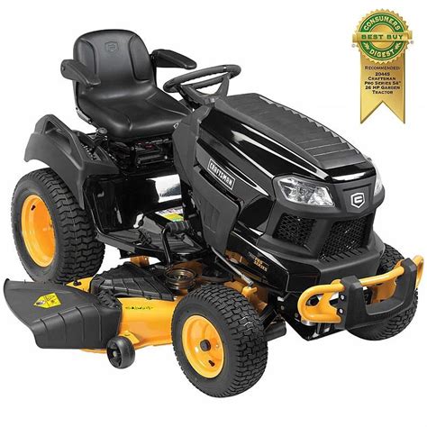 Craftsman Pro Series Hp V Twin Kohler Garden Tractor With Turn Tight Extreme