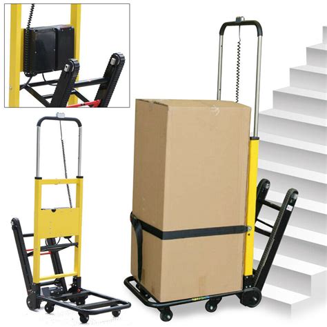 Heavy Duty Electric Folding Stair Climbing Hand Truck Cart Dolly 440lb