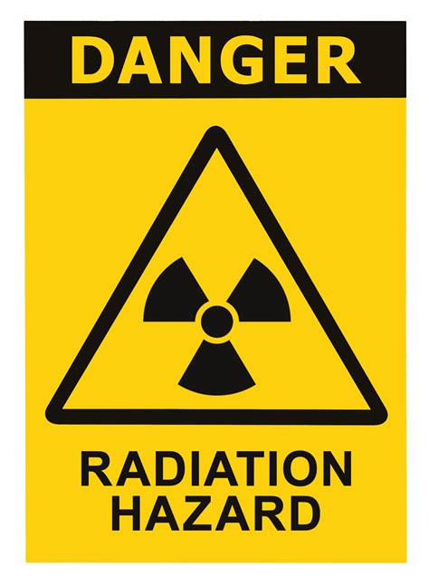 Radiation Hazard Symbol Sign Of Radhaz Threat Alert Icon Black