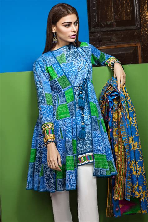 Printed Khaadi Latest Summer Lawn Dresses Collection 2017 2018 12