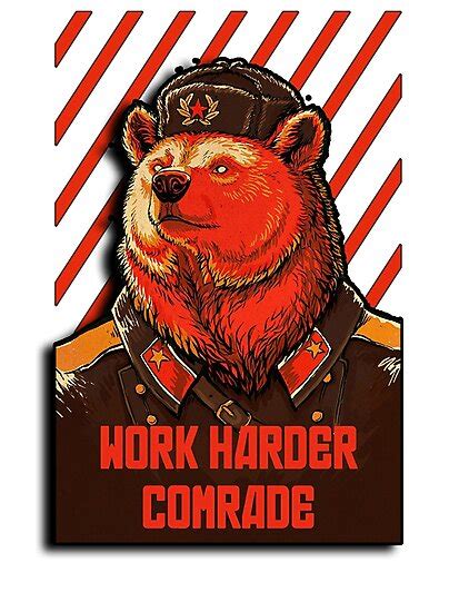 Vote Soviet Bear Russian Bear Meme Photographic Prints