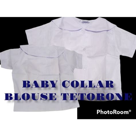 School Uniform Blouse For Kids Tetoron And Katrina Fabric Bc And Mc Collar
