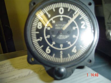 Buy U S Gauge Altimeter Non Sensitive Pre Ww2 Works Tan Dial In