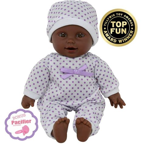 the new york doll collection body african american newborn doll playset 2 pieces