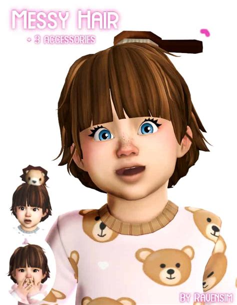 The Sims 4 Cc Toddler Hair Maxis Match Clothes