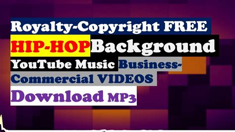 Add some fun background music for instructional videos to grab attention and keep it! Royalty-Copyright Free Hip-Hop Background YouTube Music for Business-Commercial Videos/ Download ...