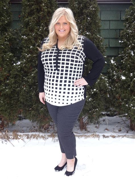 Black And White Style From Addition Elle Black White Fashion Black And