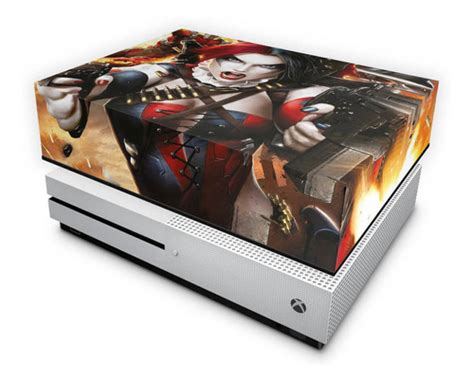 Capa P Xbox One S Slim Anti Poeira Arlequina Harley Quinn B