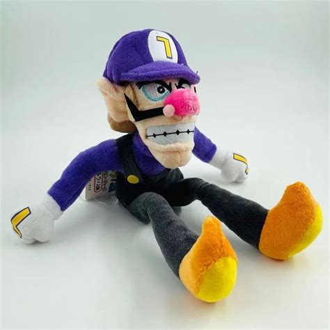 Super Mario Bros Wario Waluigi Plush Toy Etsy Uk