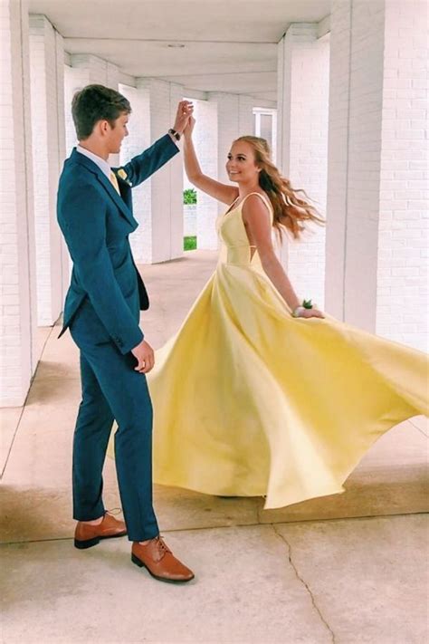 Prom Pictures Couples☀️ 1000 Cute Prom Dresses Prom Dresses Yellow