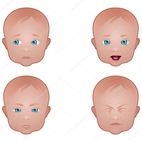 Baby Face Expressions Stock Illustration By ©gleighly 11541862