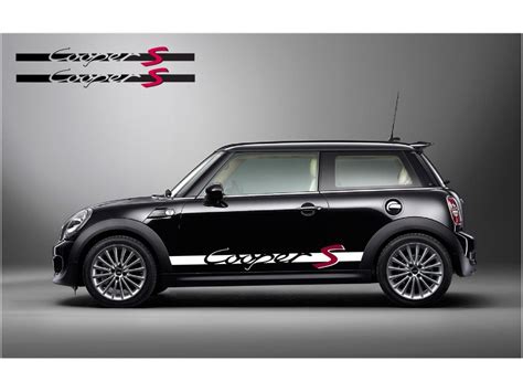 Decal To Fit Mini Cooper S Side Decal Set Min0004 For Mini