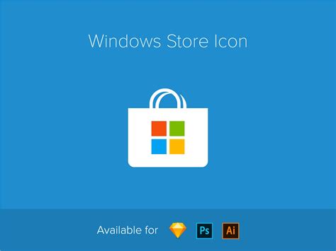 Windows Store Icon Vector By Alexander N On Dribbble