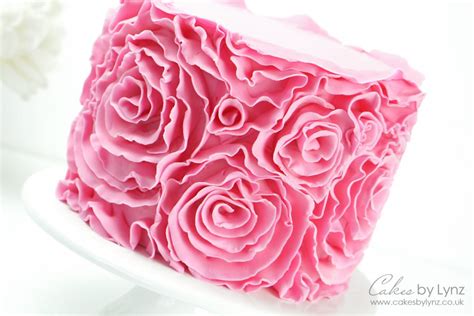 Ruffle Rosette Cake Decorating Video Tutorial Cakes By Lynz
