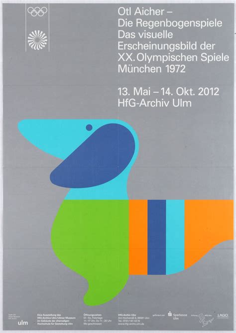 Sport Poster Otl Aicher Exhibition The Visual Appearance Of The
