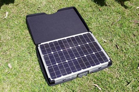 New Folding Solar Panel 100w Portable Solar Panel Kit Ebay