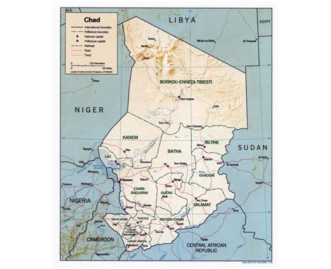 Maps Of Chad Collection Of Maps Of Chad Africa Mapsland Maps Of