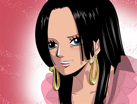 Boa Hancock One Piece Highres 1girl Black Hair Blue Eyes Blush
