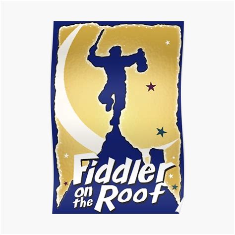 Fiddler On The Roof Posters Redbubble