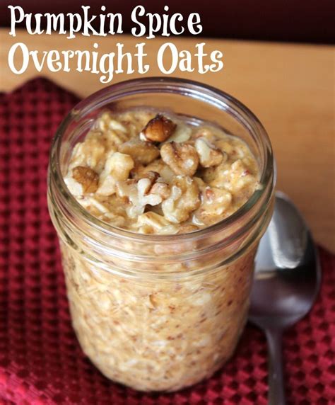 Anyway, i discovered overnight oats earlier this year and every time i post a new recipe i get tons of as i put together the tutorial i am creating a couple new overnight oats recipes. Pumpkin Spice Overnight Oats | Recipe | Pumpkin recipes ...