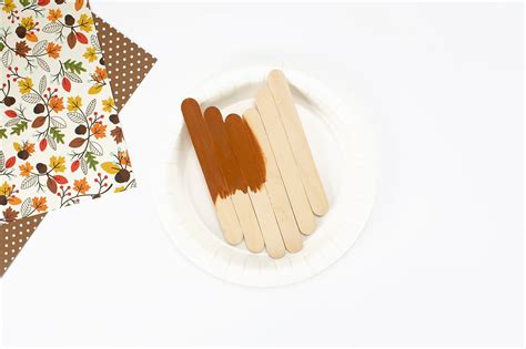 Popsicle Stick Acorn Craft Fireflies And Mud Pies