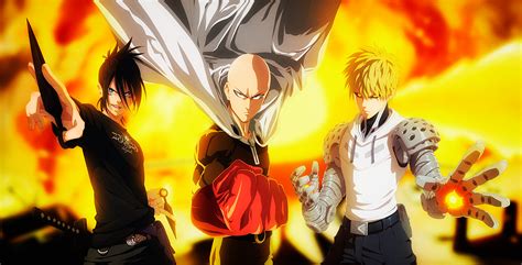 One Punch Man Hd Wallpaper Background Image 3832x1956