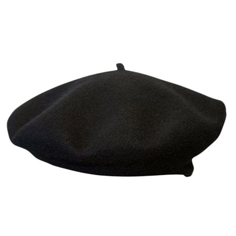 Classic French Beret In Black Stylish Mens Hat